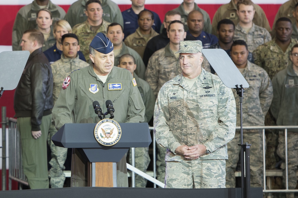 Vice President Michael Pence Visits Yokota Air Base