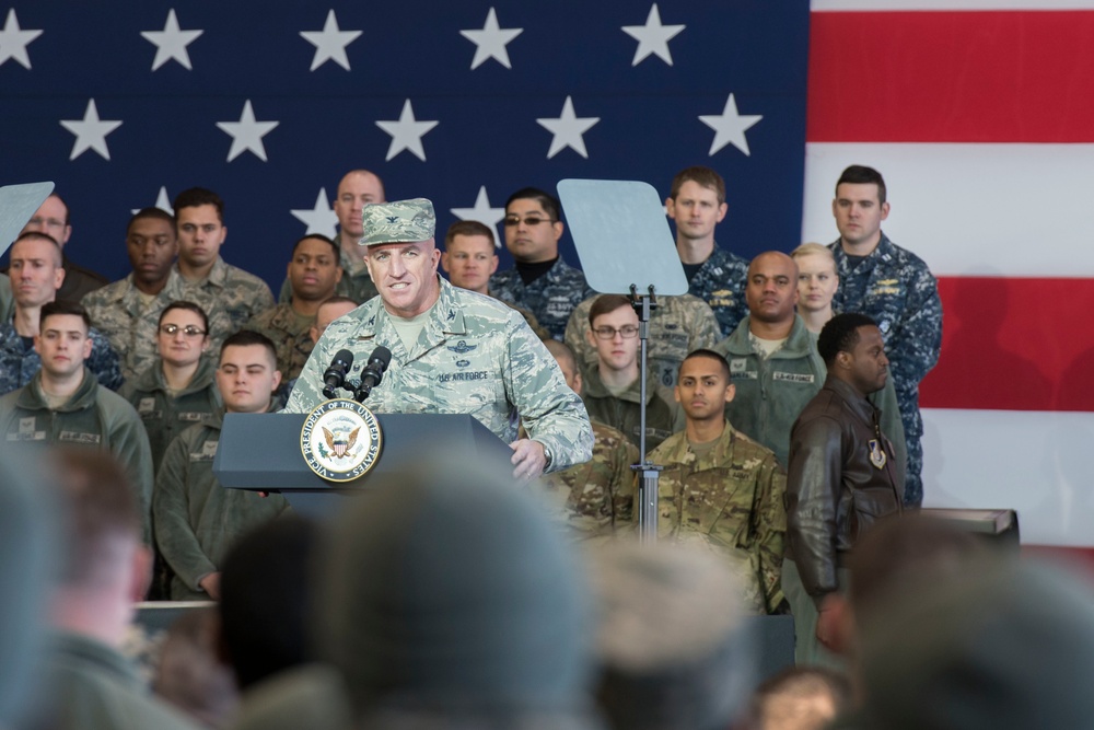 Vice President Michael Pence Visits Yokota Air Base