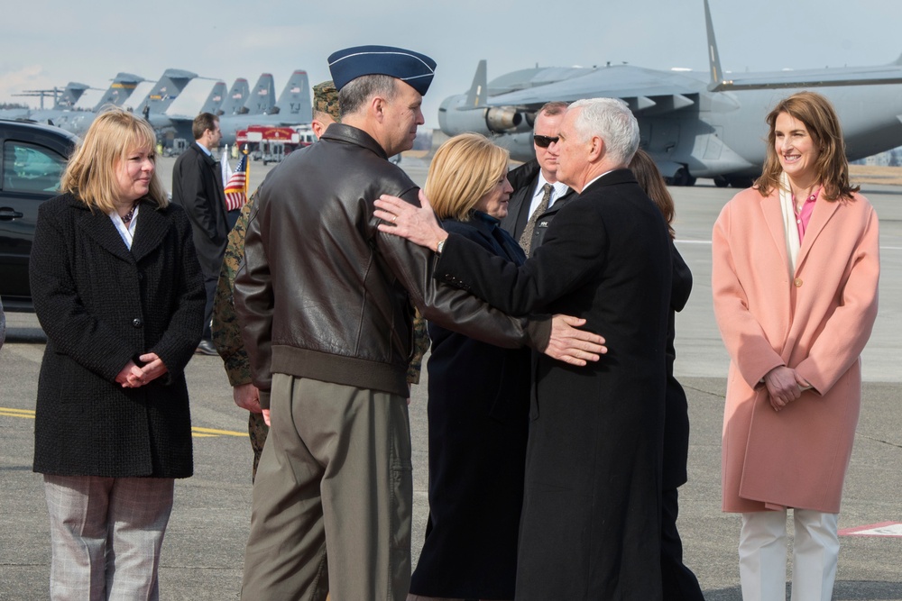 Vice President Michael Pence Visits Yokota Air Base