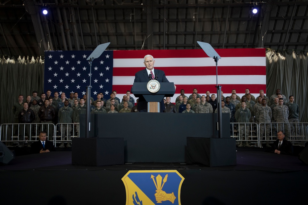 Vice President Michael Pence Visits Yokota Air Base