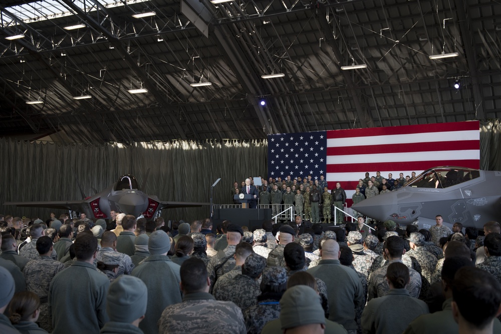 Vice President Michael Pence Visits Yokota Air Base