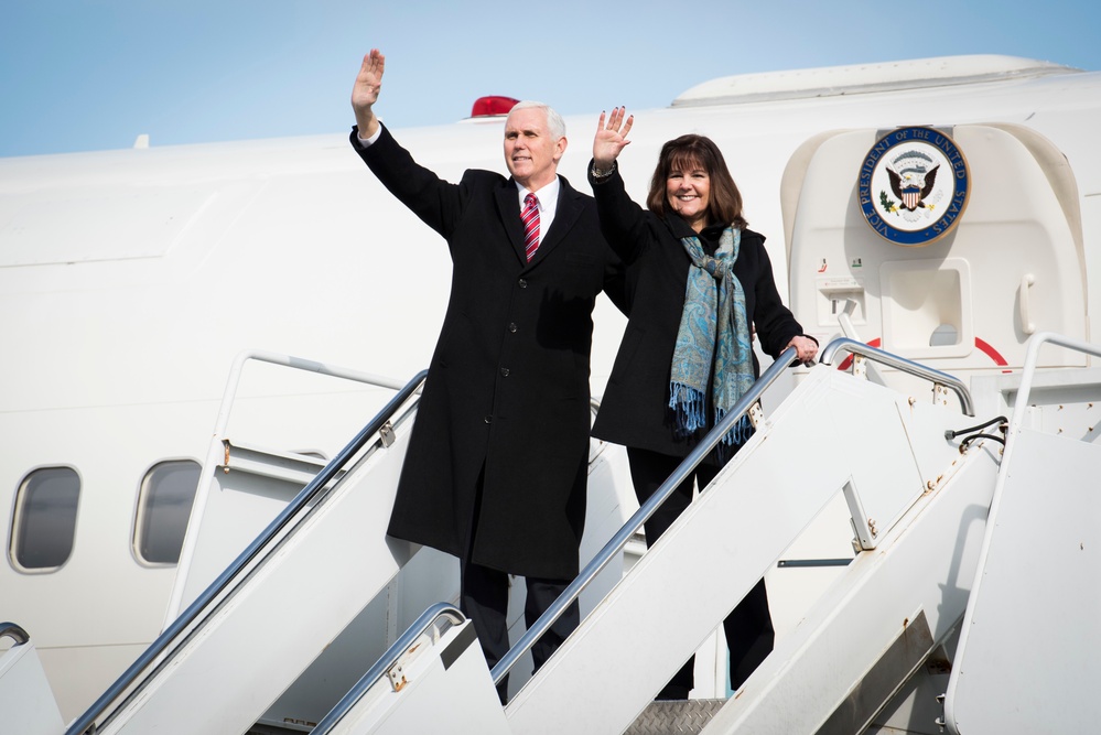 Vice President Michael Pence Visits Yokota Air Base