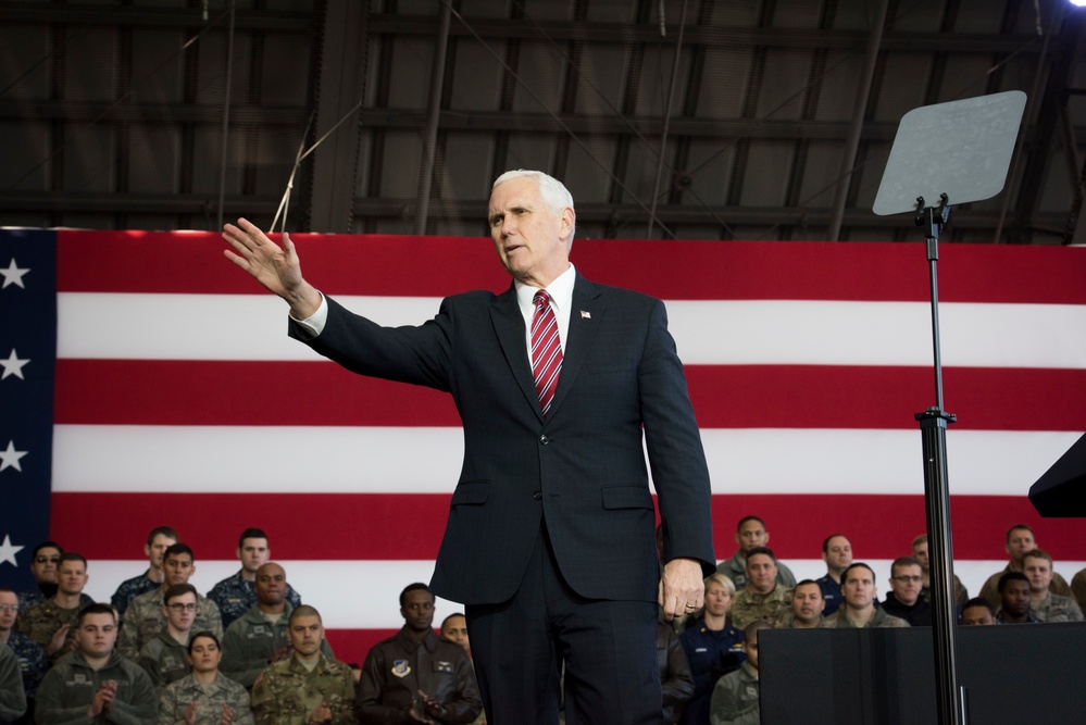 Vice President Michael Pence Visits Yokota Air Base