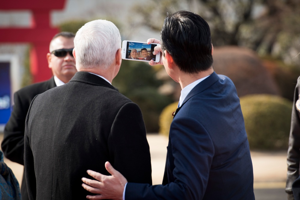 Vice President Michael Pence Visits Yokota Air Base