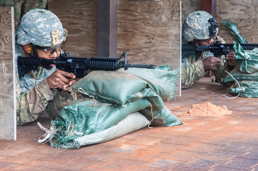 18th Military Police Brigade practice shooting