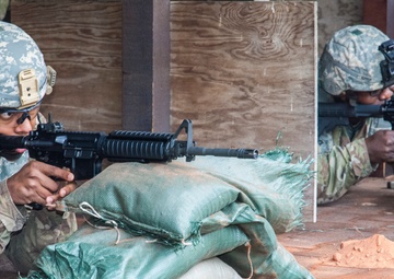 18th Military Police Brigade practice shooting