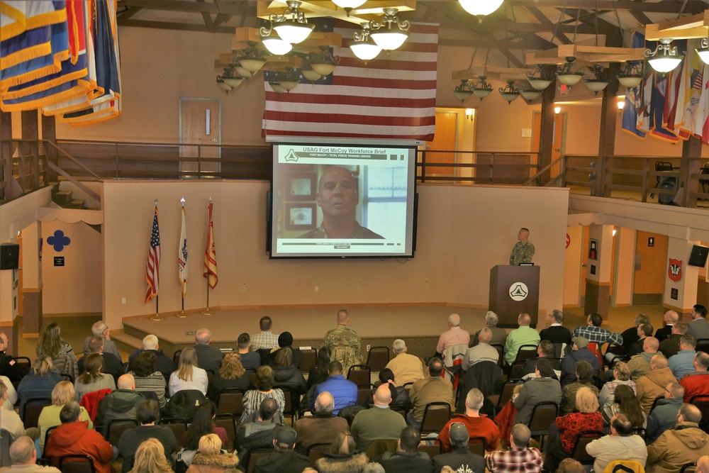 Garrison commander highlights installation’s way ahead to Fort McCoy workforce during annual briefing