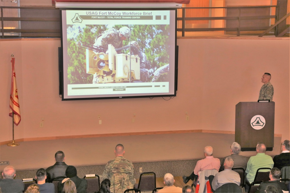 Garrison commander highlights installation’s way ahead to Fort McCoy workforce during annual briefing