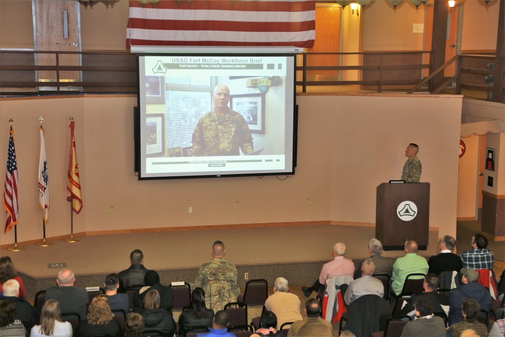 Garrison commander highlights installation’s way ahead to Fort McCoy workforce during annual briefing