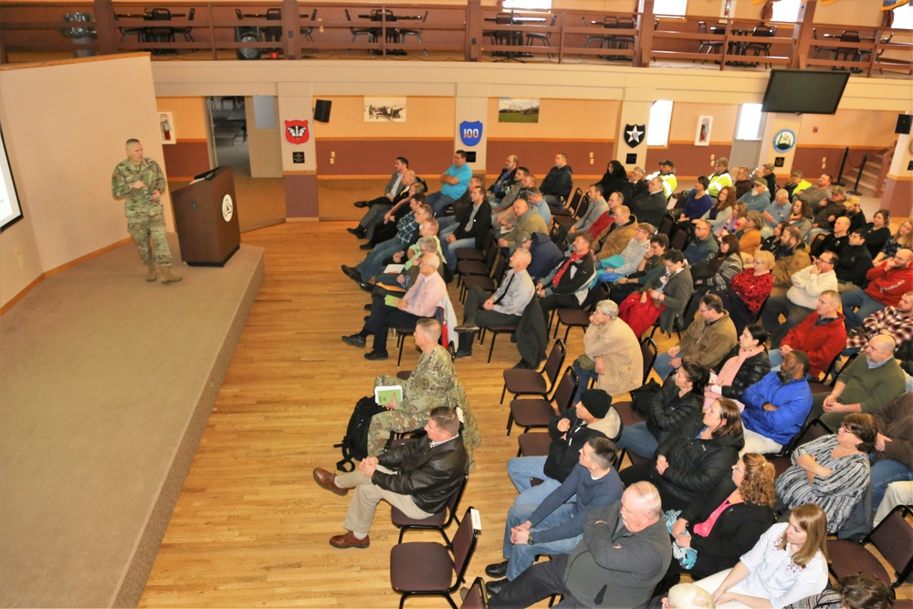 Garrison commander highlights installation’s way ahead to Fort McCoy workforce during annual briefing