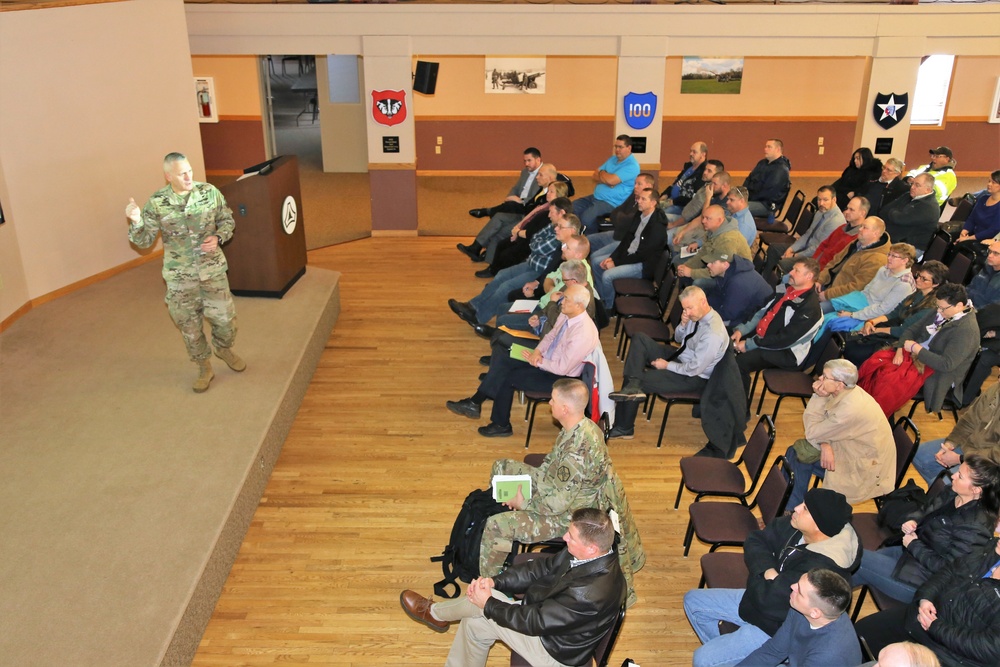 Garrison commander highlights installation’s way ahead to Fort McCoy workforce during annual briefing