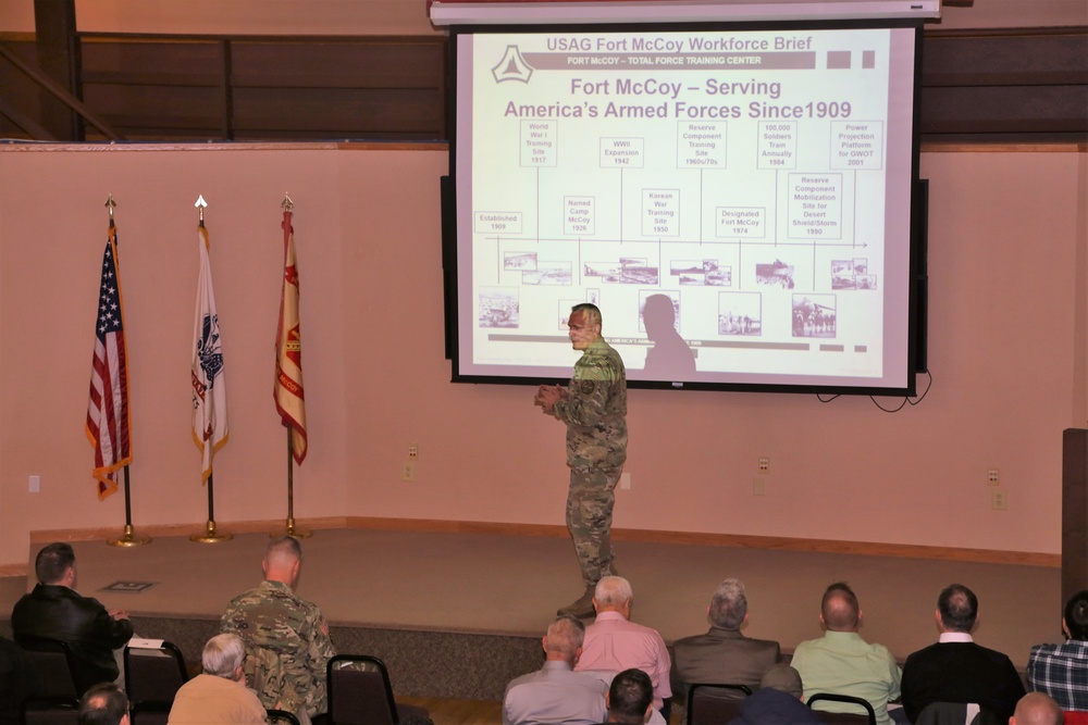 Garrison commander highlights installation’s way ahead to Fort McCoy workforce during annual briefing