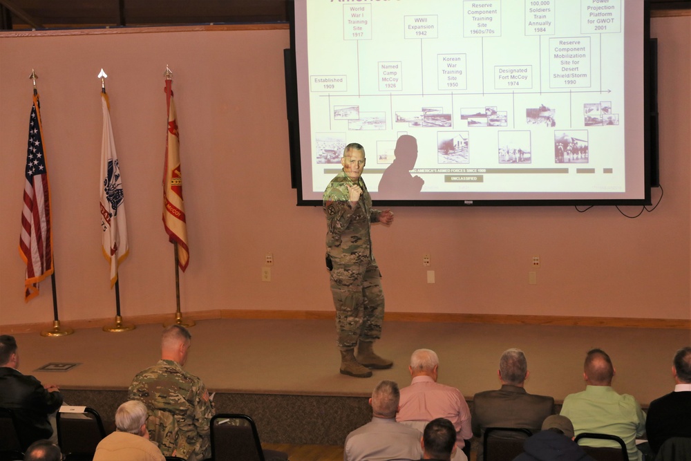 Garrison commander highlights installation’s way ahead to Fort McCoy workforce during annual briefing