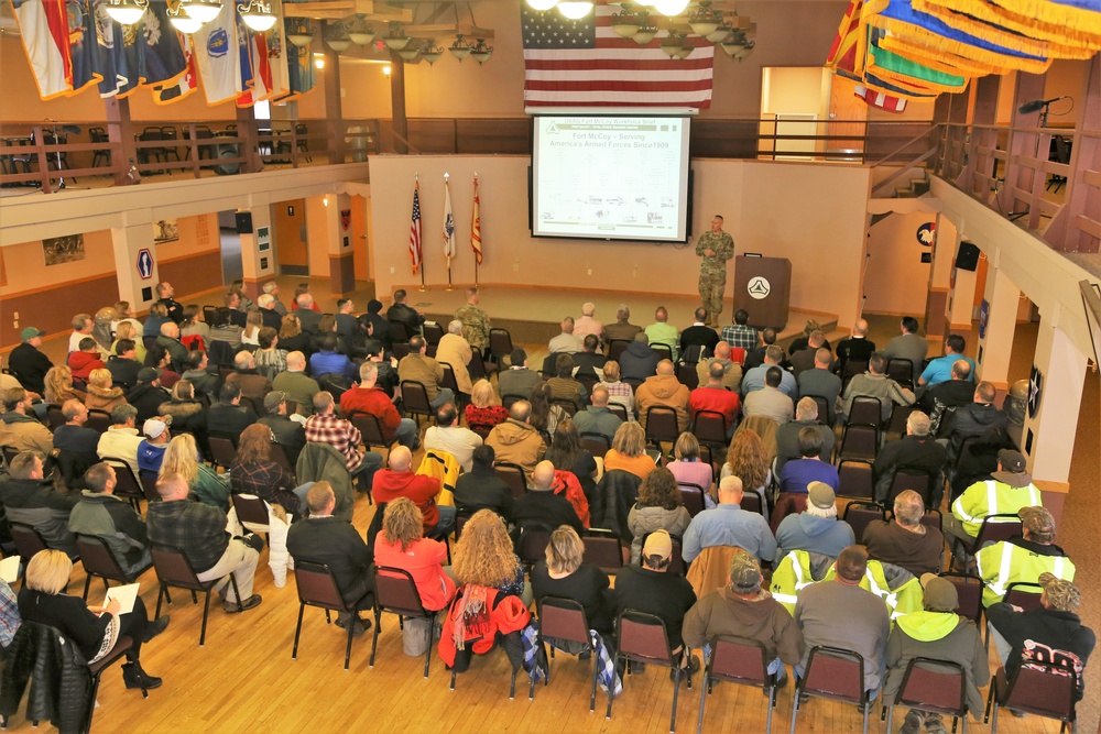 Garrison commander highlights installation’s way ahead to Fort McCoy workforce during annual briefing