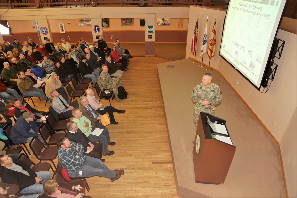 Garrison commander highlights installation’s way ahead to Fort McCoy workforce during annual briefing