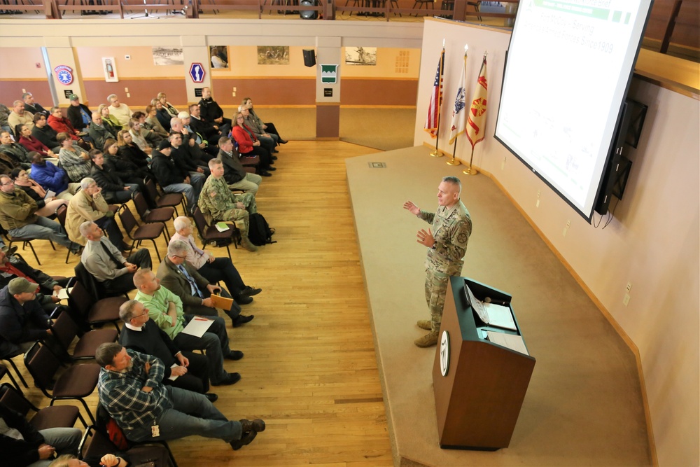 Garrison commander highlights installation’s way ahead to Fort McCoy workforce during annual briefing