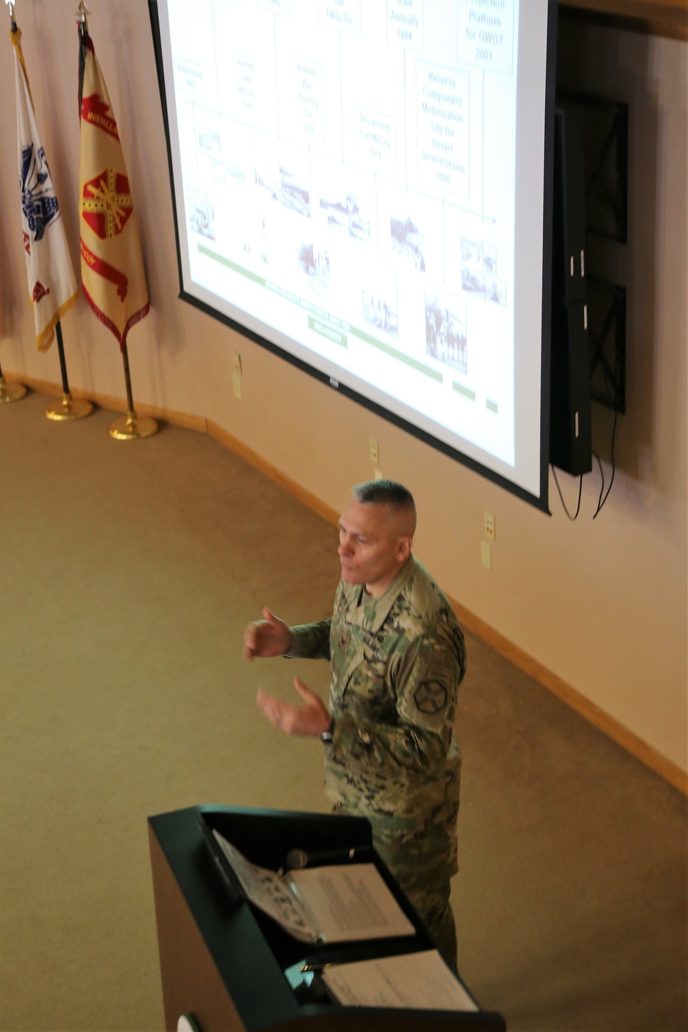 Garrison commander highlights installation’s way ahead to Fort McCoy workforce during annual briefing