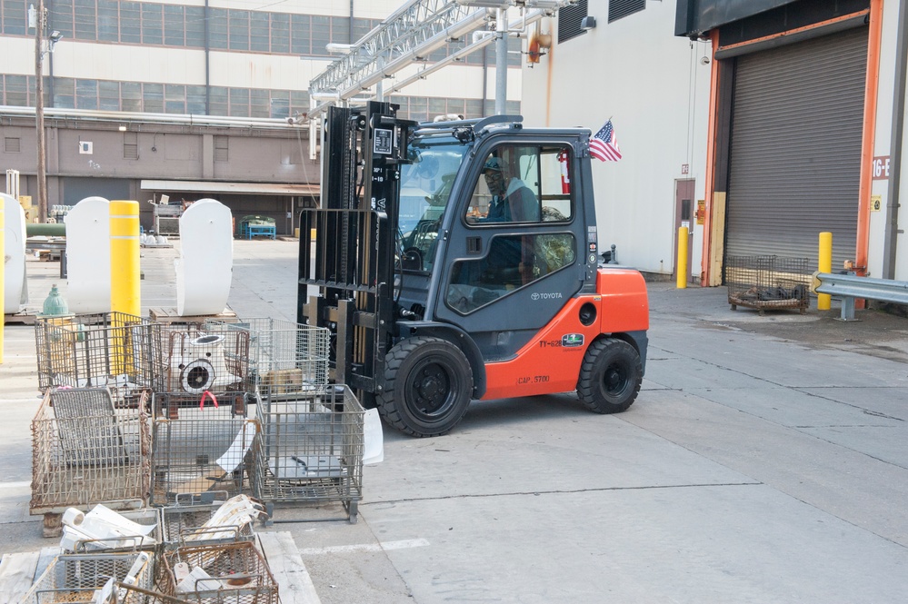 Cleaning branch prepares parts for refurbishing
