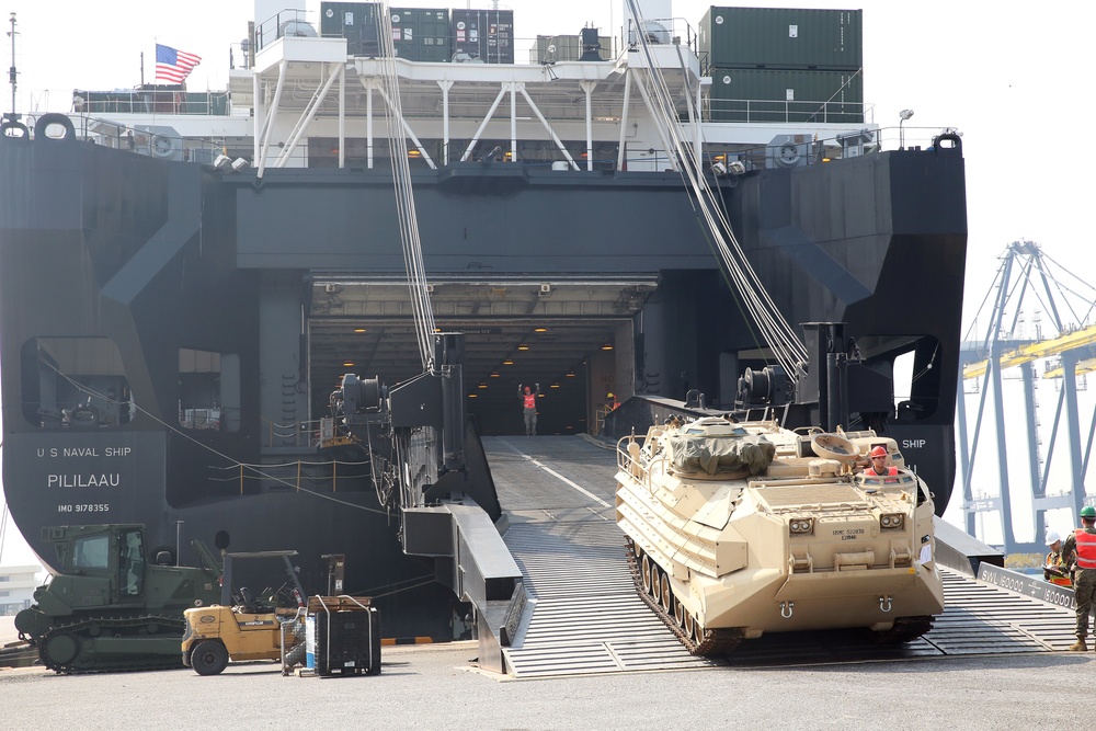 Military Sealift Command’s USNS Pililaau Delivers Cobra Gold 18 Essentials