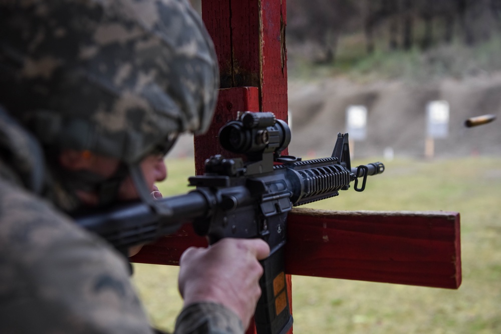 Combat arms help Airmen sharpen sights on readiness