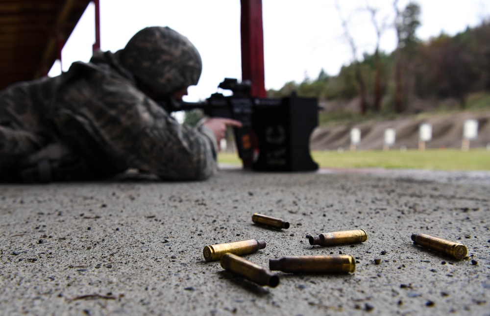 Combat arms help Airmen sharpen sights on readiness
