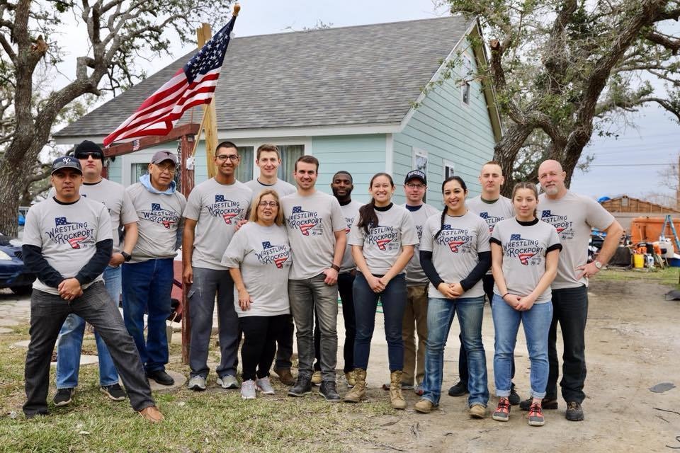 Marines with Recruiting Station San Antonio, Texas, volunteered January 18, 2018 in Rockport, Texas to support Hurricane Harvey relief efforts