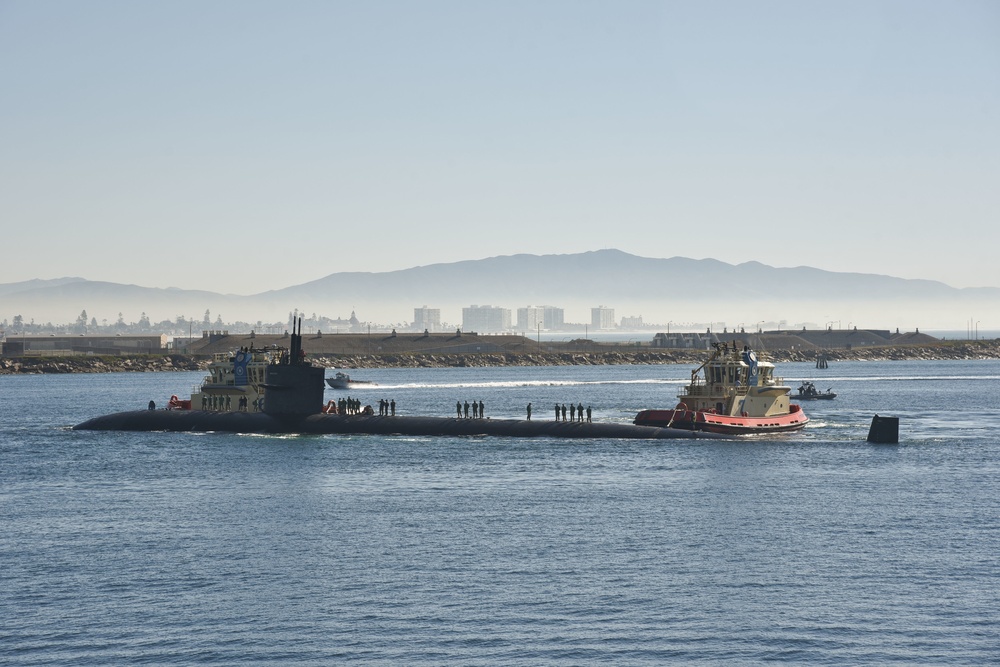 USS Key West Arrives in San Diego