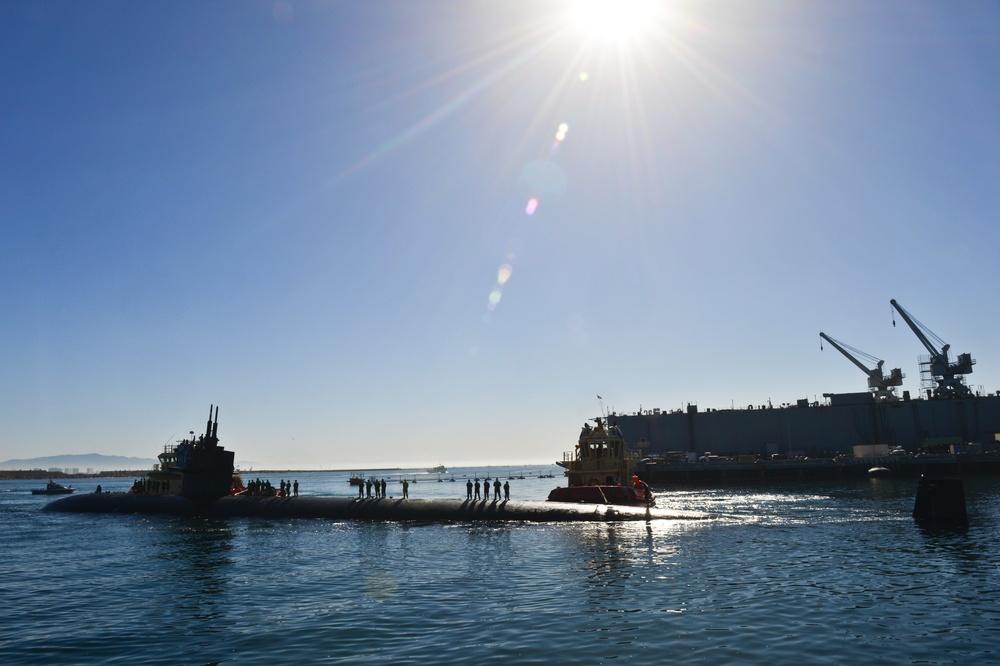 USS Key West Arrives in San Diego