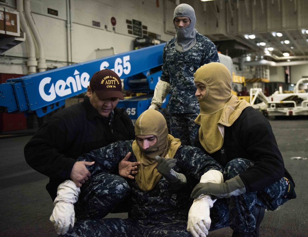 Sailors participate in DC drill