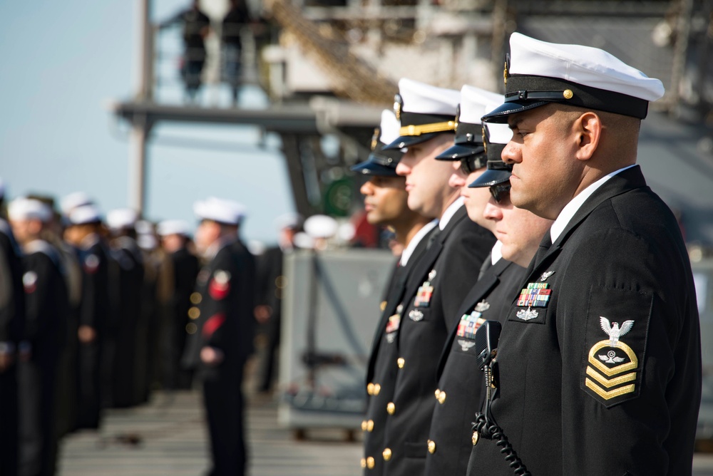 USS Iwo Jima Deploys