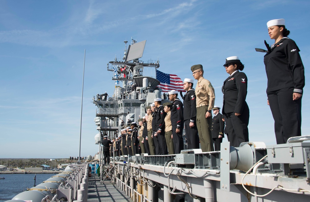 USS Iwo Jima Deploys