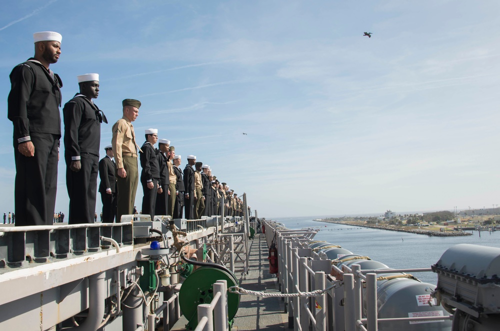 USS Iwo Jima Deploys