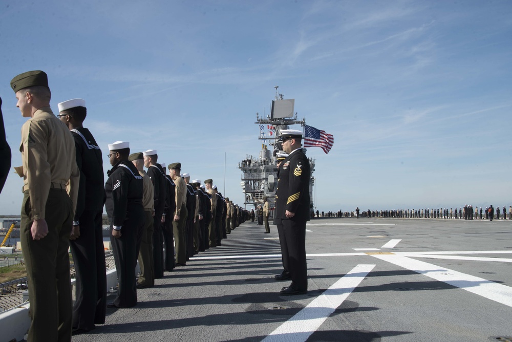 USS Iwo Jima Deploys