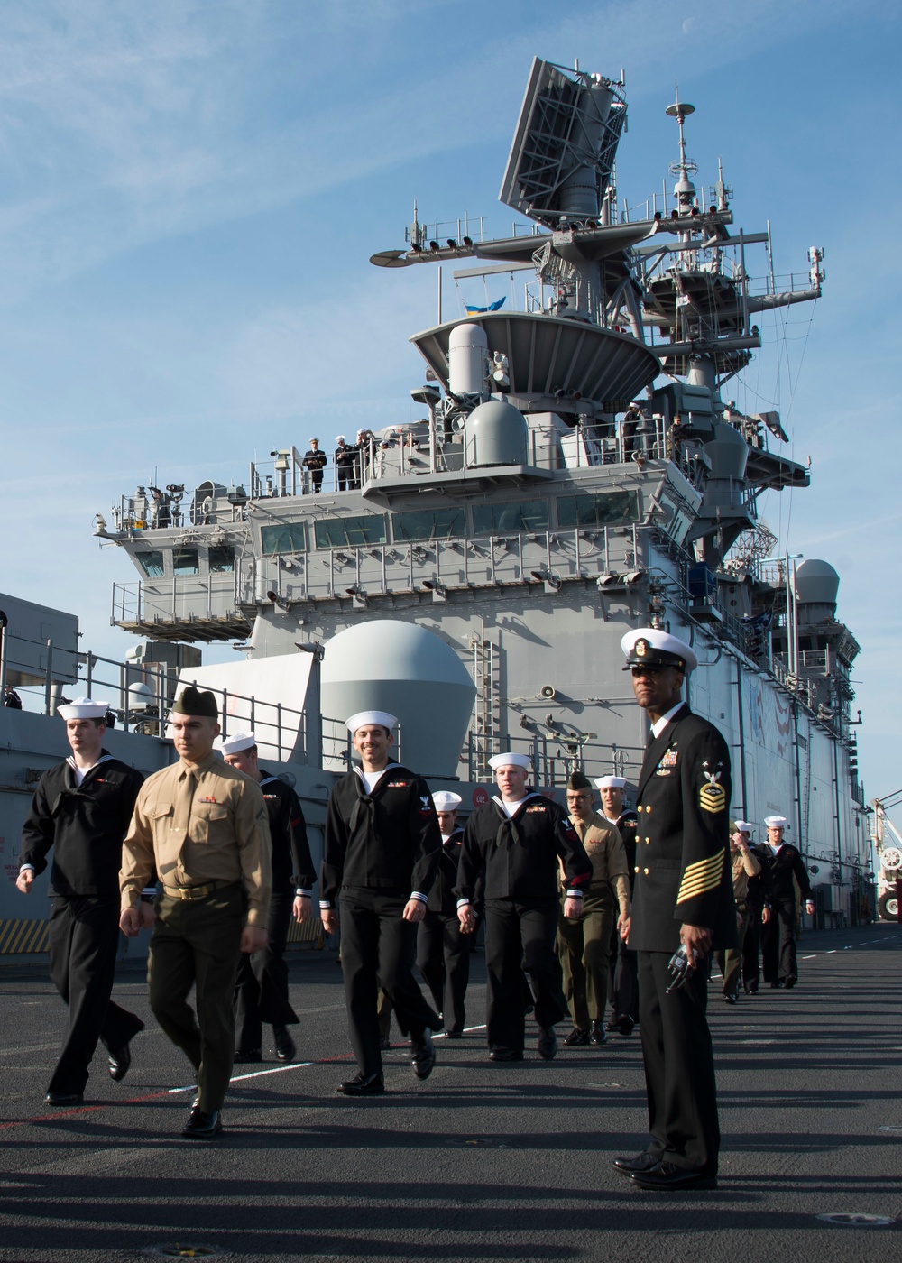 USS Iwo Jima Deploys