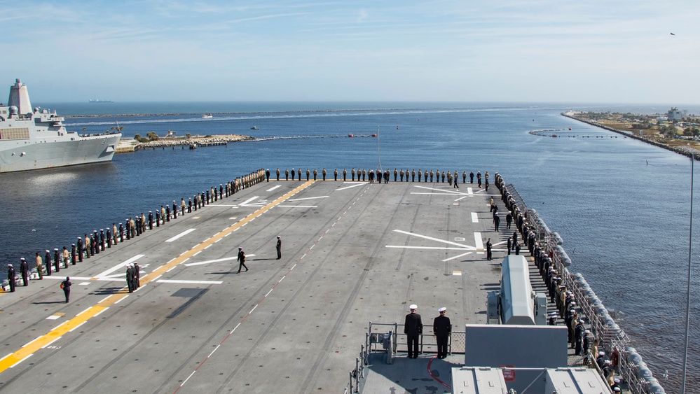 USS Iwo Jima Deploys