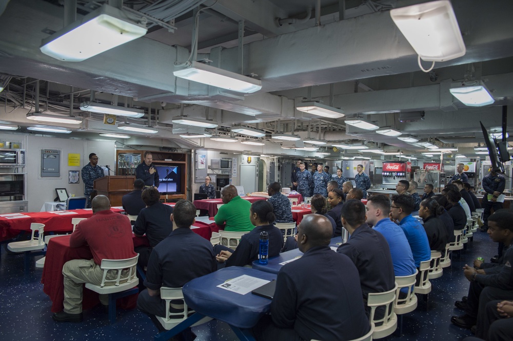 USS Bonhomme Richard (LHD 6) Celebrates African American/Black History Month