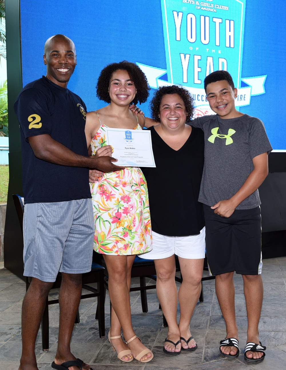 Singapore Area Coordinator selects 2018 Military Youth of the Year