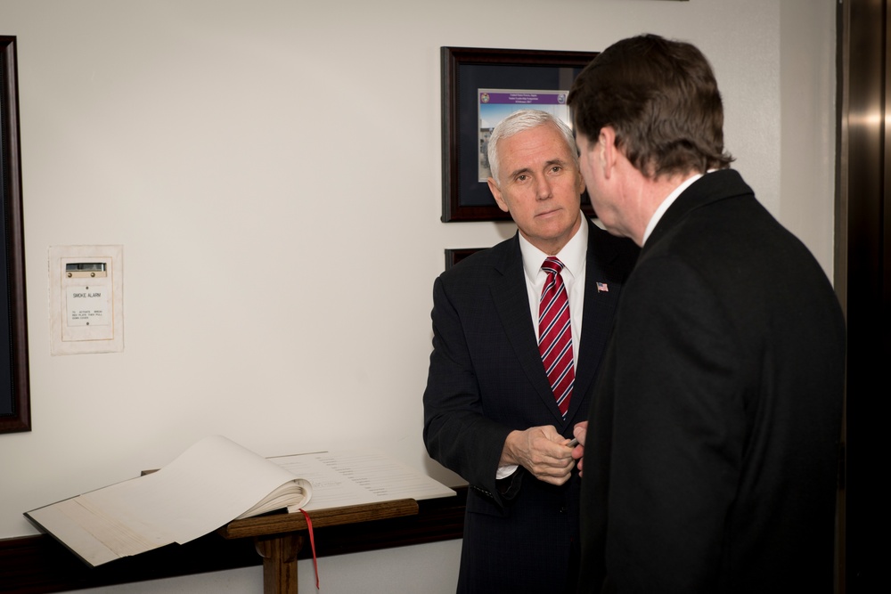 Vice President Pence Visits Yokota Air Base