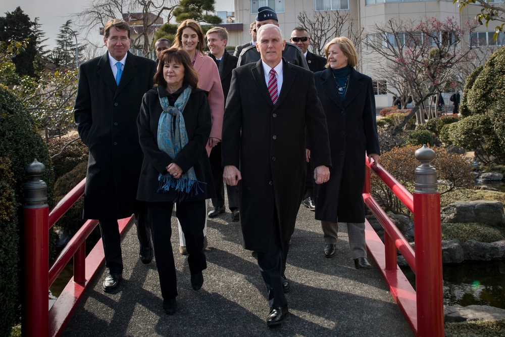 Vice President Pence Visits Yokota Air Base
