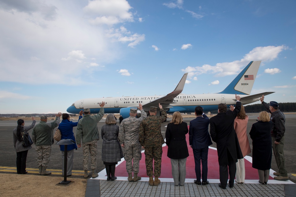 Vice President Pence Visits Yokota Air Base
