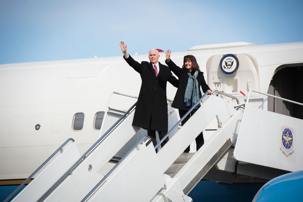 Vice President Pence Visits Yokota Air Base