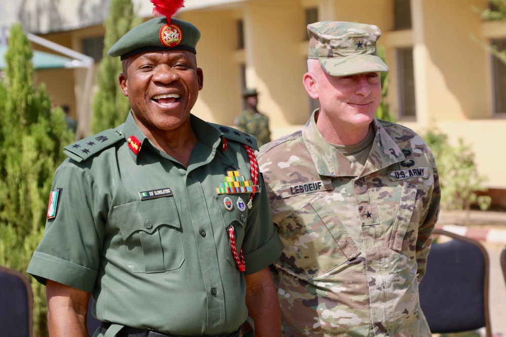 U.S. Army Trains Nigeria Infantry Tactics