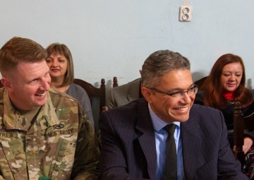 Army Guard chaplain shares American experience in dealing with post traumatic stress with Ukrainian experts