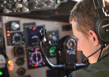 KC-135 Refuels F-16s during Theater Security Package
