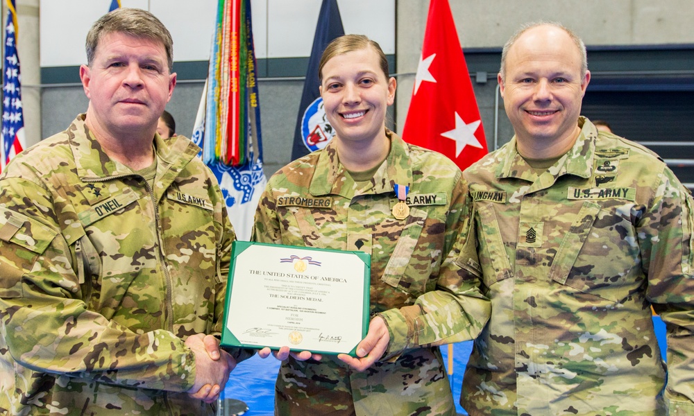 Alaska based Soldier from Utah earns Soldier's Medal
