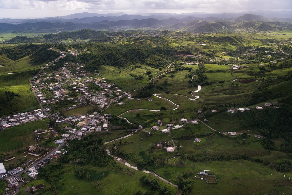 Congressional Delegation Takes Aerial Tour Of Puerto Rico