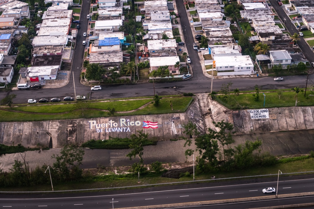 Congressional Delegation Takes Aerial Tour Of Puerto Rico