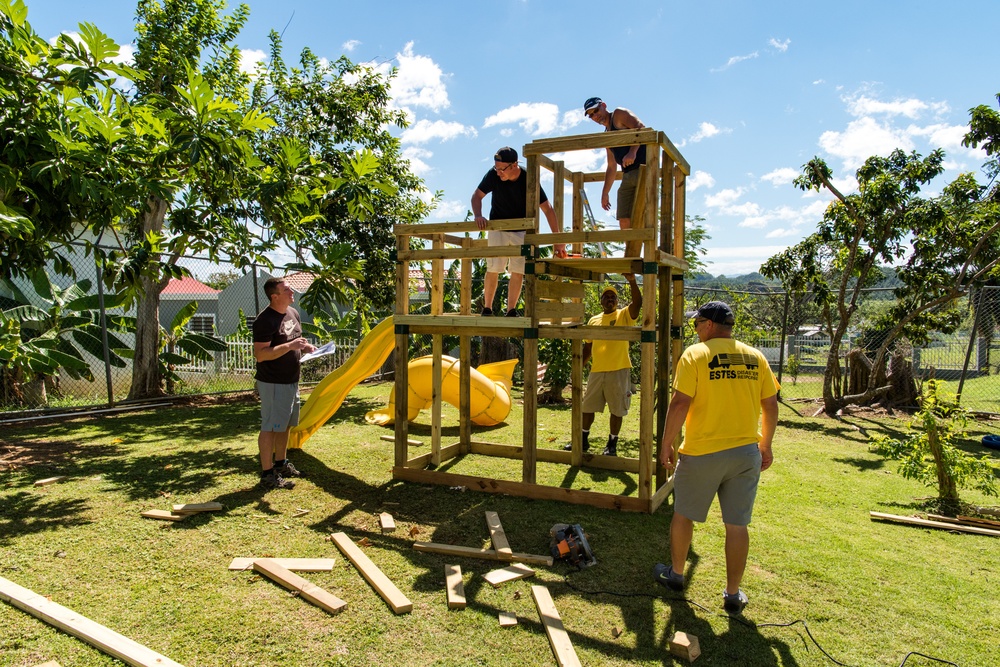 Drivers Use Free Time To Repair Home For Displaced Children