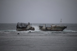 Response operations for grounded fishing vessel in American Samoa suspended ahead of Tropical Cyclone Gita