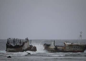 Response operations for grounded fishing vessel in American Samoa suspended ahead of Tropical Cyclone Gita